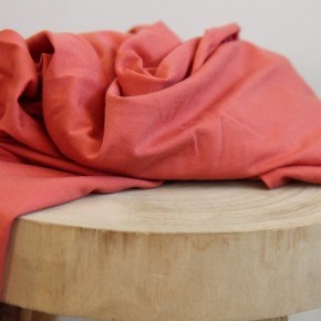 jersey de bambou et coton - corail