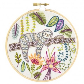 kit de broderie - Dédé trop fatigué pour travailler