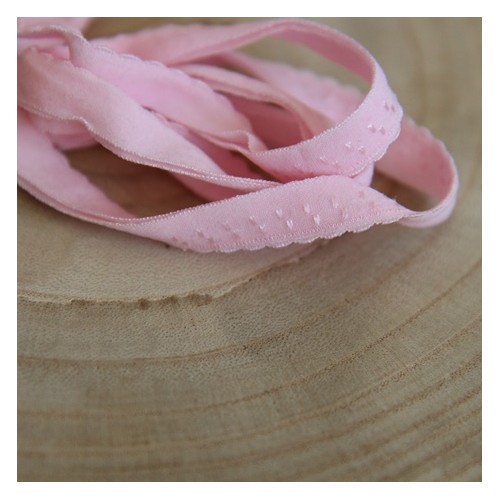 élastique lingerie rose - 11 mm élastique lingerie rose - 11 mm