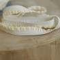 élastique ruban froncé 12 mm - écru