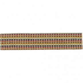 ruban multicolore - lin - 25 mm