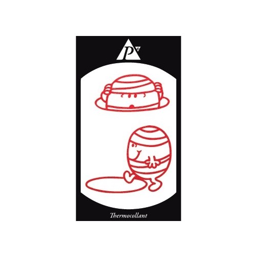 Ecusson Mr Bump rouge Ecusson Mr Bump rouge