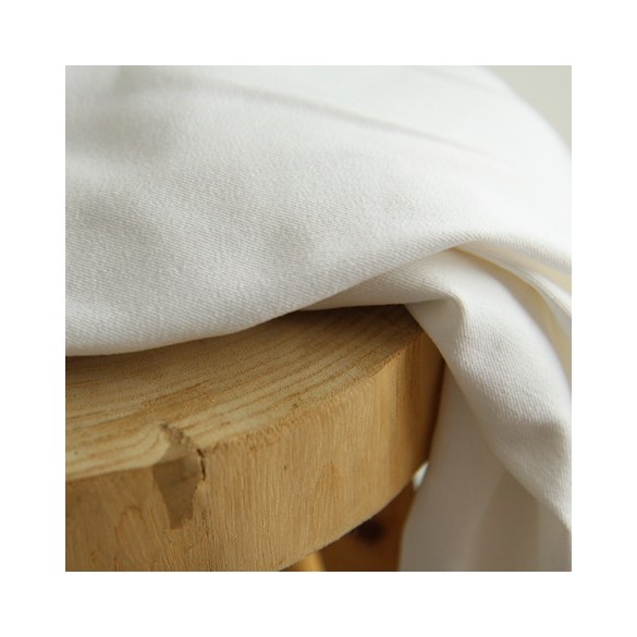 tissu gabardine blanc
