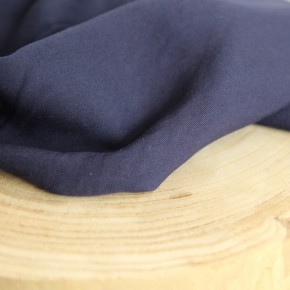 twill de viscose marine - un chat sur un fil
