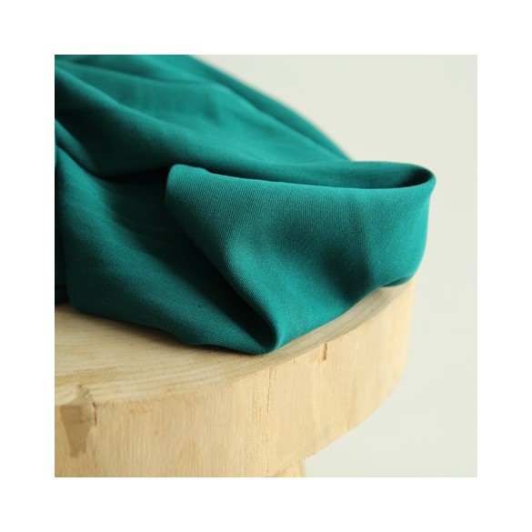 twill de viscose vert émeraude