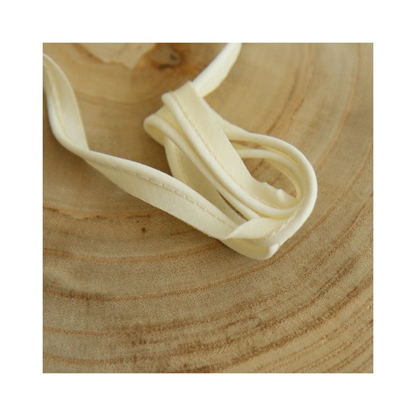 Franges En Coton Brossé - Largeur 30 Mm - Vendu Au Mètre (5m) - Beige - Pour Passepoil Coussin Et Décoration