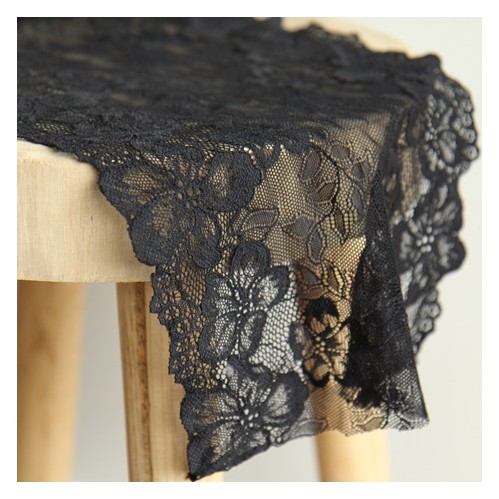 DENTELLE fleurs noir pour lingerie DENTELLE fleurs noir pour lingerie