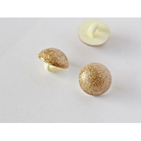 bouton boule dorée