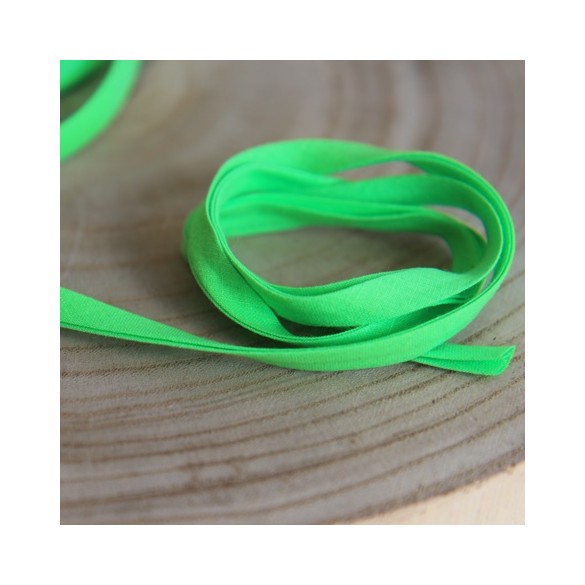 biais vert fluo - 8 mm