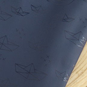 tissu mat déperlant avec motif origami