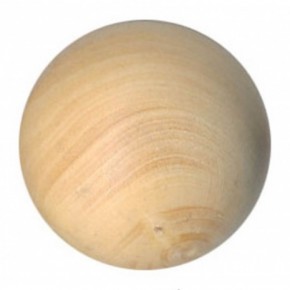 bouton bois - 1/2 boule