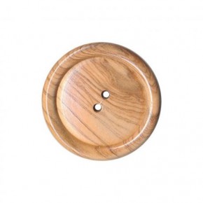 Bouton en bois vernis