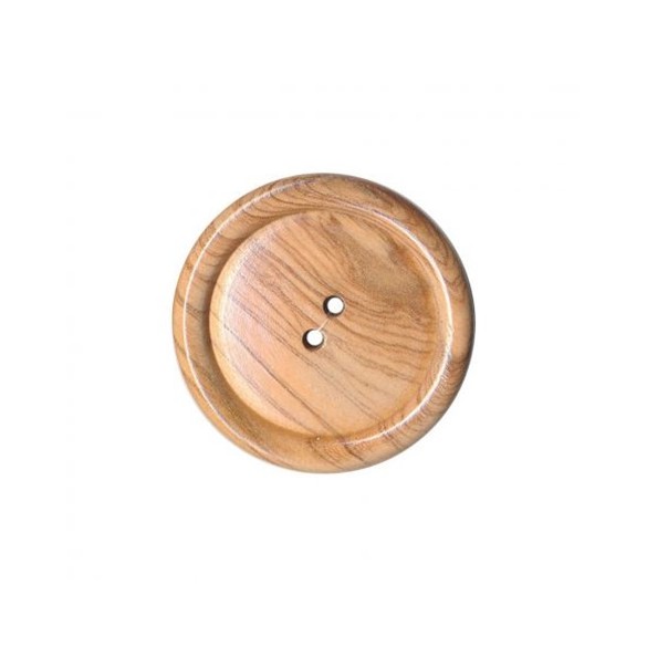 Bouton en bois vernis