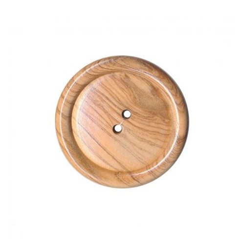 Bouton en bois vernis