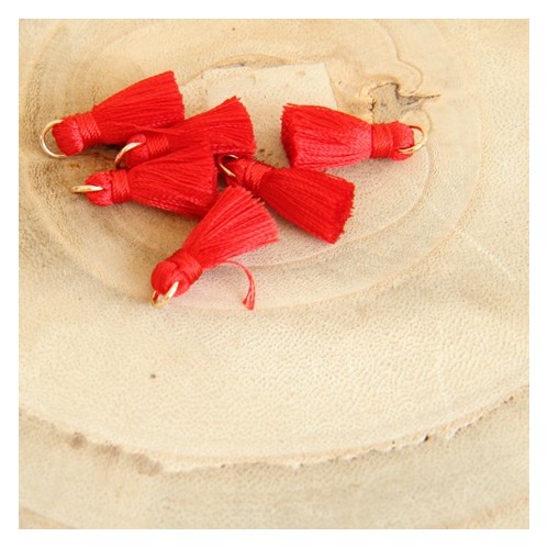 mini pompons rouges avec attaches mini pompons rouges avec attaches