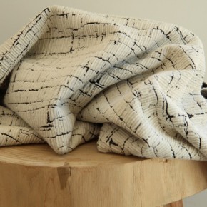 tissu en maille - jacquard