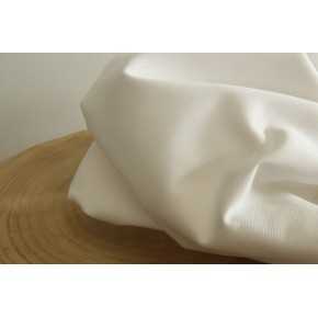 tissu gabardine coton - blanc