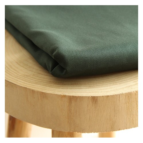 coton sergé vert foncé