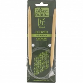 aiguilles circulaires Clover 100 cm - 8.0 mm