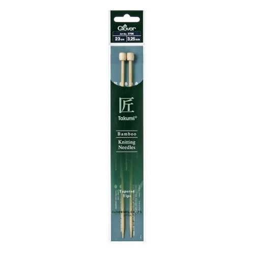 aiguilles à tricoter Clover - 23 cm -3.25 mm aiguilles à tricoter Clover - 23 cm -3.25 mm