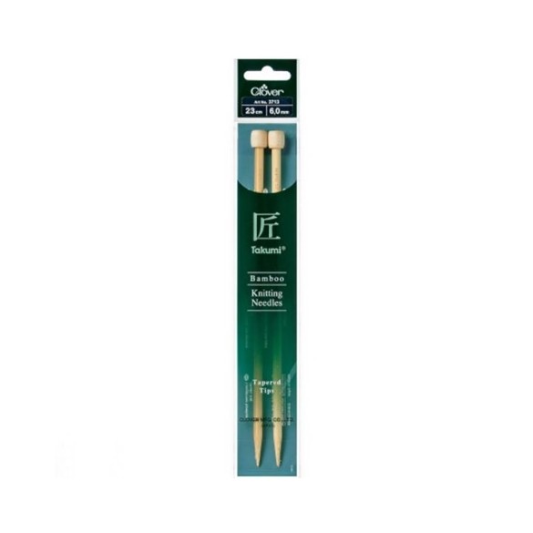 aiguilles à tricoter Clover 23 cm - 6.0 mm
