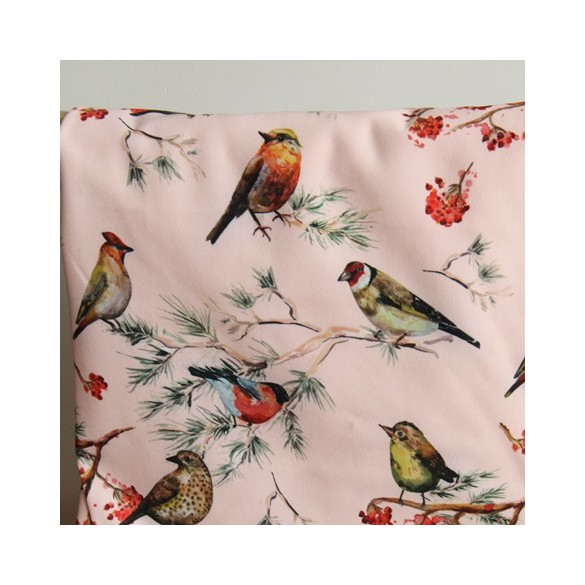 tissu softshell - rose