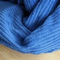 tissu en velours grosses côtes - bleu cobalt