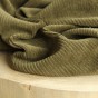 tissu velours kaki - nicky