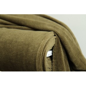 tissu jersey de velours - kaki