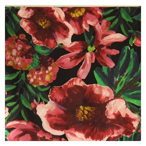 tissu viscose chic et fluide - grandes fleurs tissu viscose chic et fluide - grandes fleurs