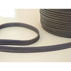 Passepoil lurex noir