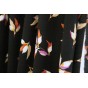 tissu fluide upcyclé - un chat sur un fil