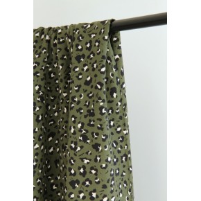 TISSU TWILL DE VISCOSE - kaki