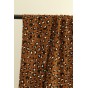 tissu en viscose imprimée - marron
