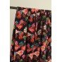 SATIN DE VISCOSE fleurs - multicolore