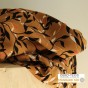tissu crêpe de viscose - marron clair