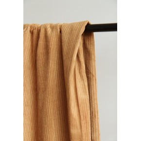 tissu en velours côtelé beige