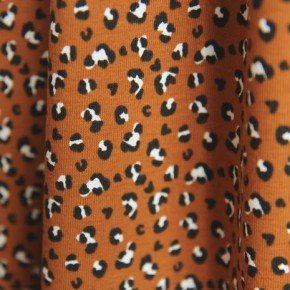 jersey imprimé léopard camel - un chat sur un fil