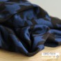 maille milano imprimée bleu et noir