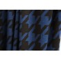 tissu milano noir et bleu