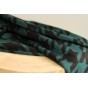 jolie maille milano imprimée - vert et noir