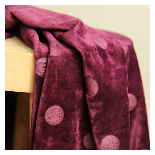 sweat velours pois bordeaux sweat velours pois bordeaux