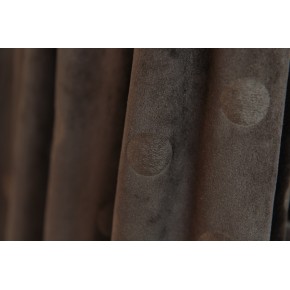 jersey velours noir à pois