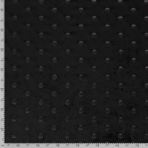 jersey velours à pois noir