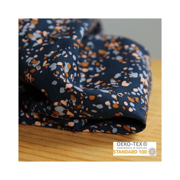 viscose terrazzo - bleu