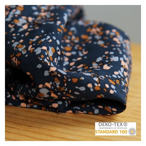 viscose terrazzo - bleu viscose terrazzo - bleu