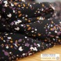 viscose imprimée terrazzo noir
