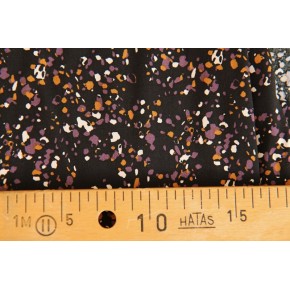 tissu fluide imprimé noir