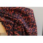 twill de viscose imprimé abstrait