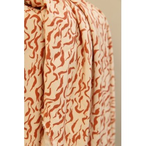 viscose imprimée wave